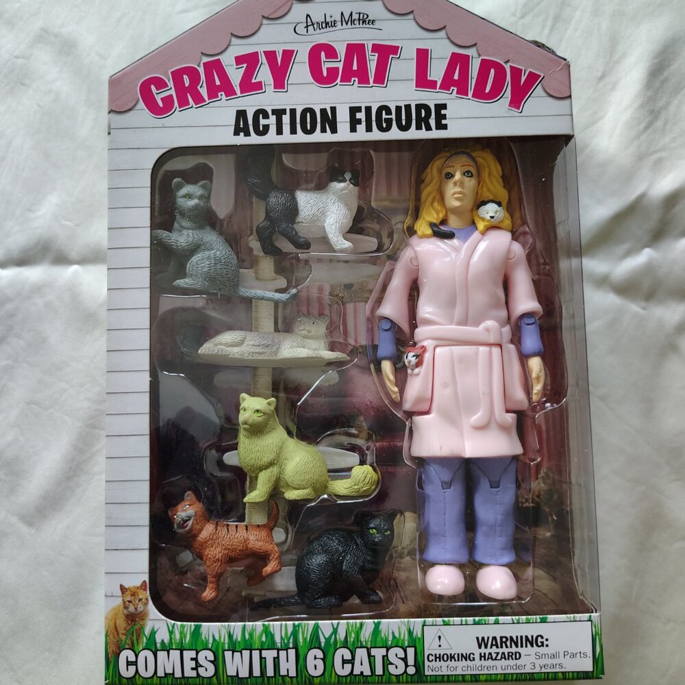 Crazy Cat Lady Action Figure